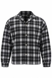 Camicia Checked Flanella Black