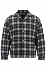 Camicia Checked Flanella Black