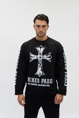 Longsleeve Chrome Black