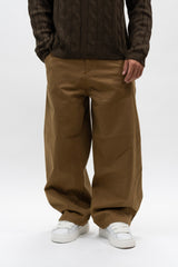 Pantalone Loose Fit Camel