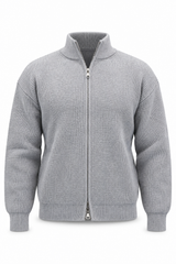 Maglione Zip-up Grey
