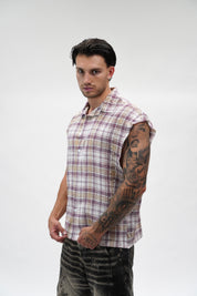 Camicia Smanicata Beige