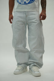 Varnish Wash Denim White