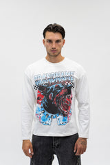 Longsleeve Brandname White