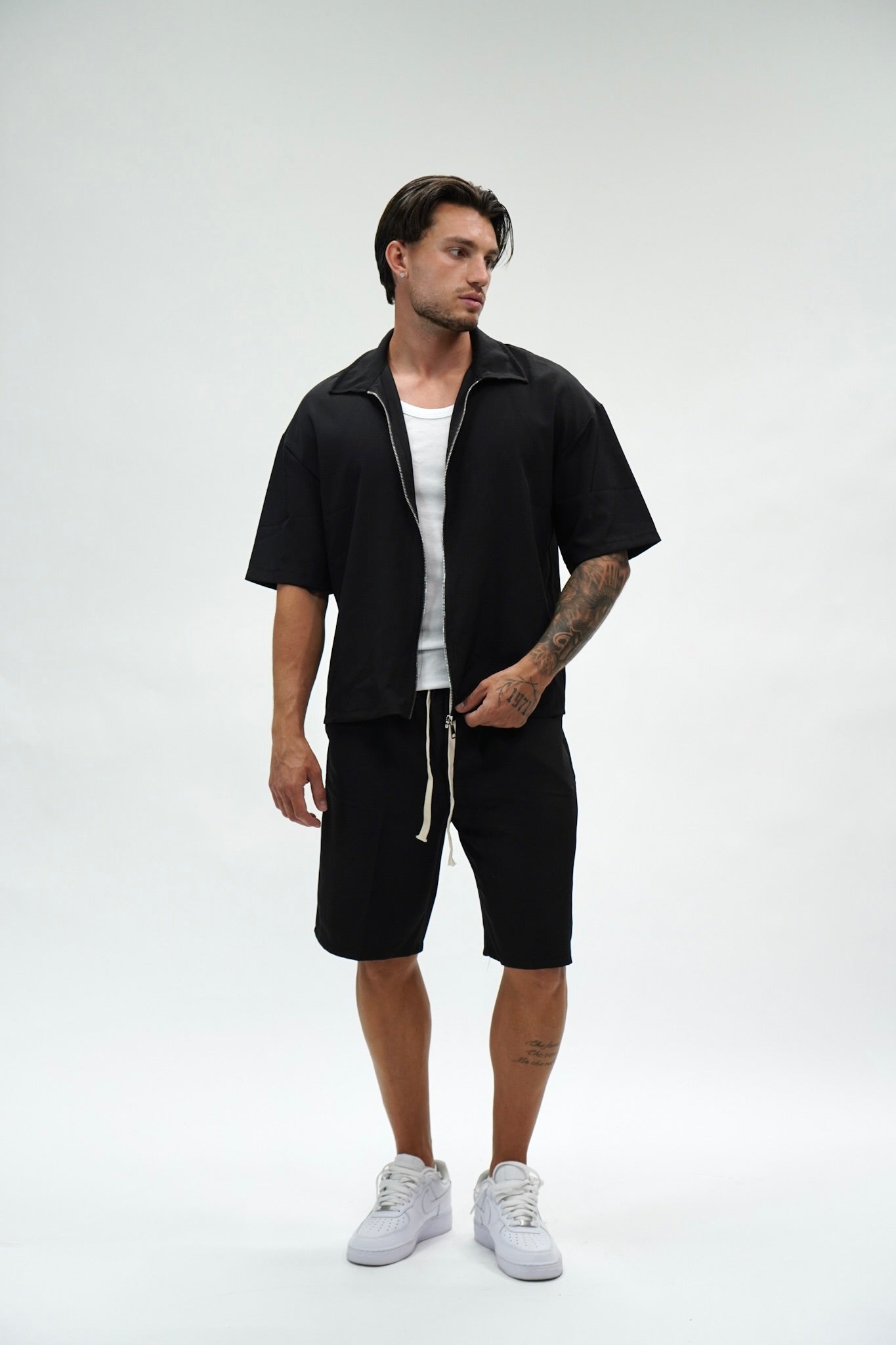 Coordinato Zipped Black