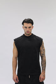 Canotta Borchie Black