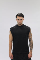 Canotta Borchie Black