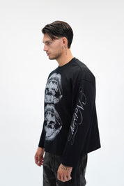 Longsleeve Noissey Silver Metallic Lips