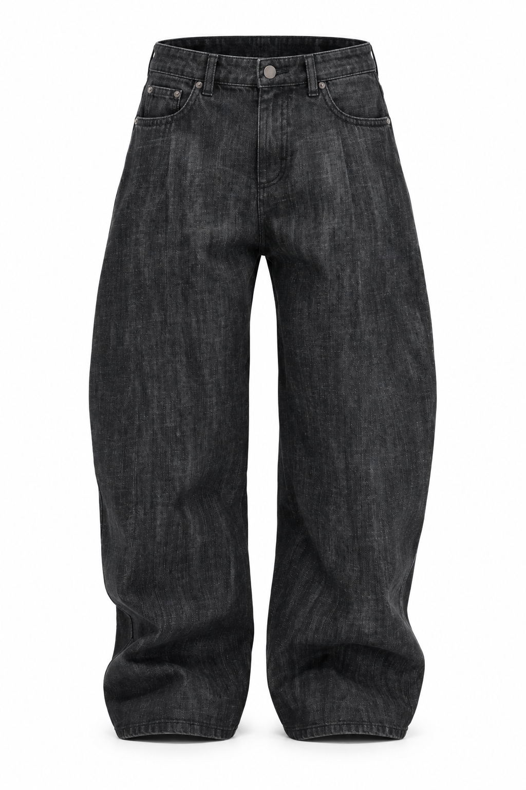 Jeans Baggy Selvedge Black