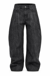 Jeans Baggy Selvedge Black