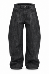 Jeans Baggy Selvedge Black