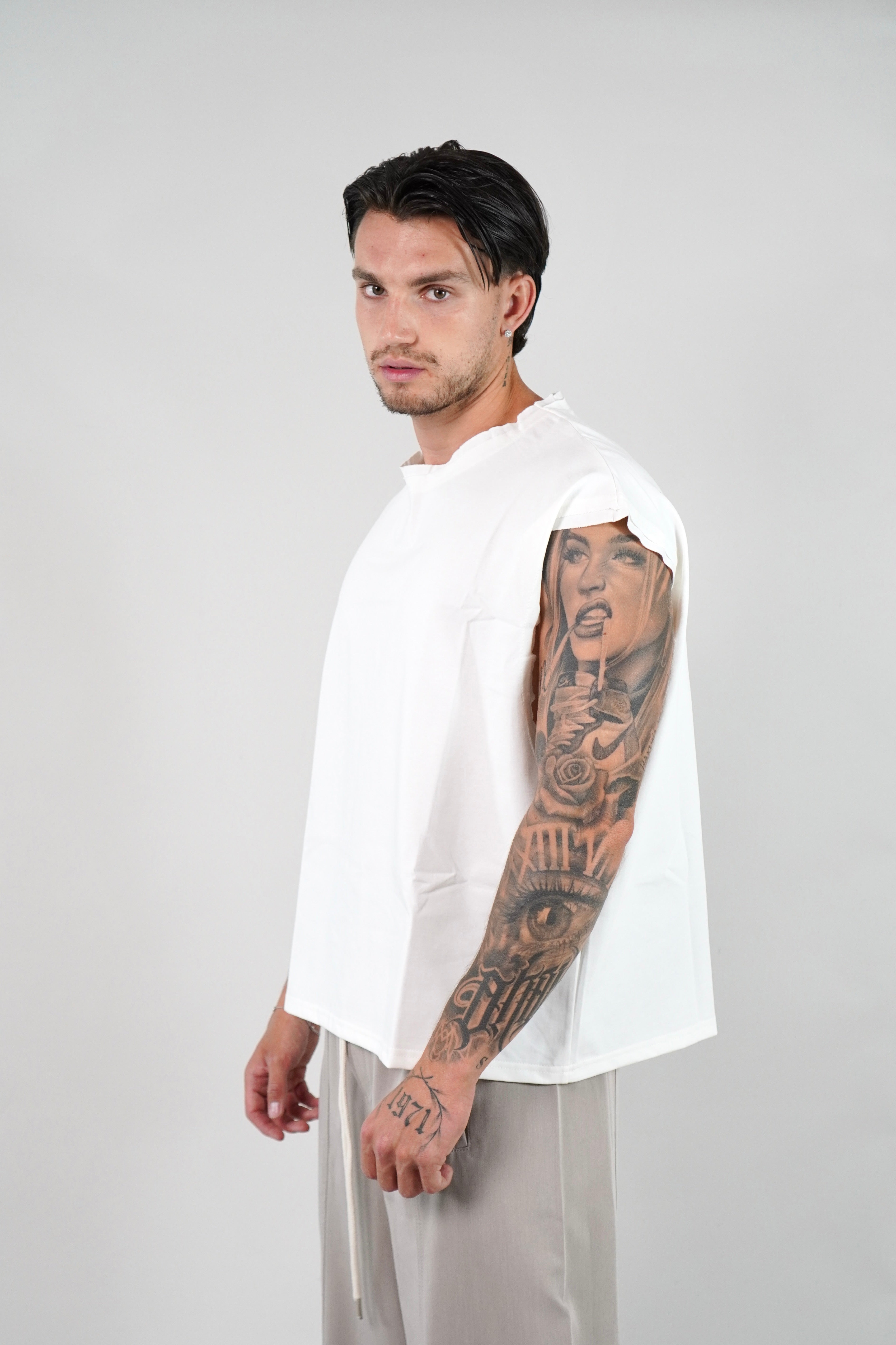 Canotta Over Crop White