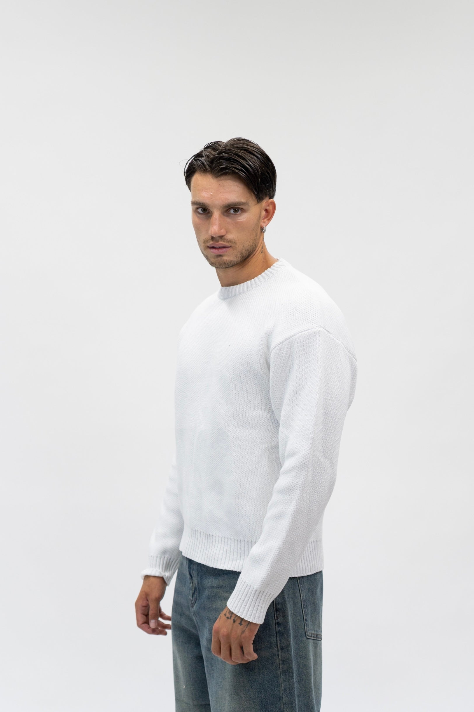 Maglione Cott White