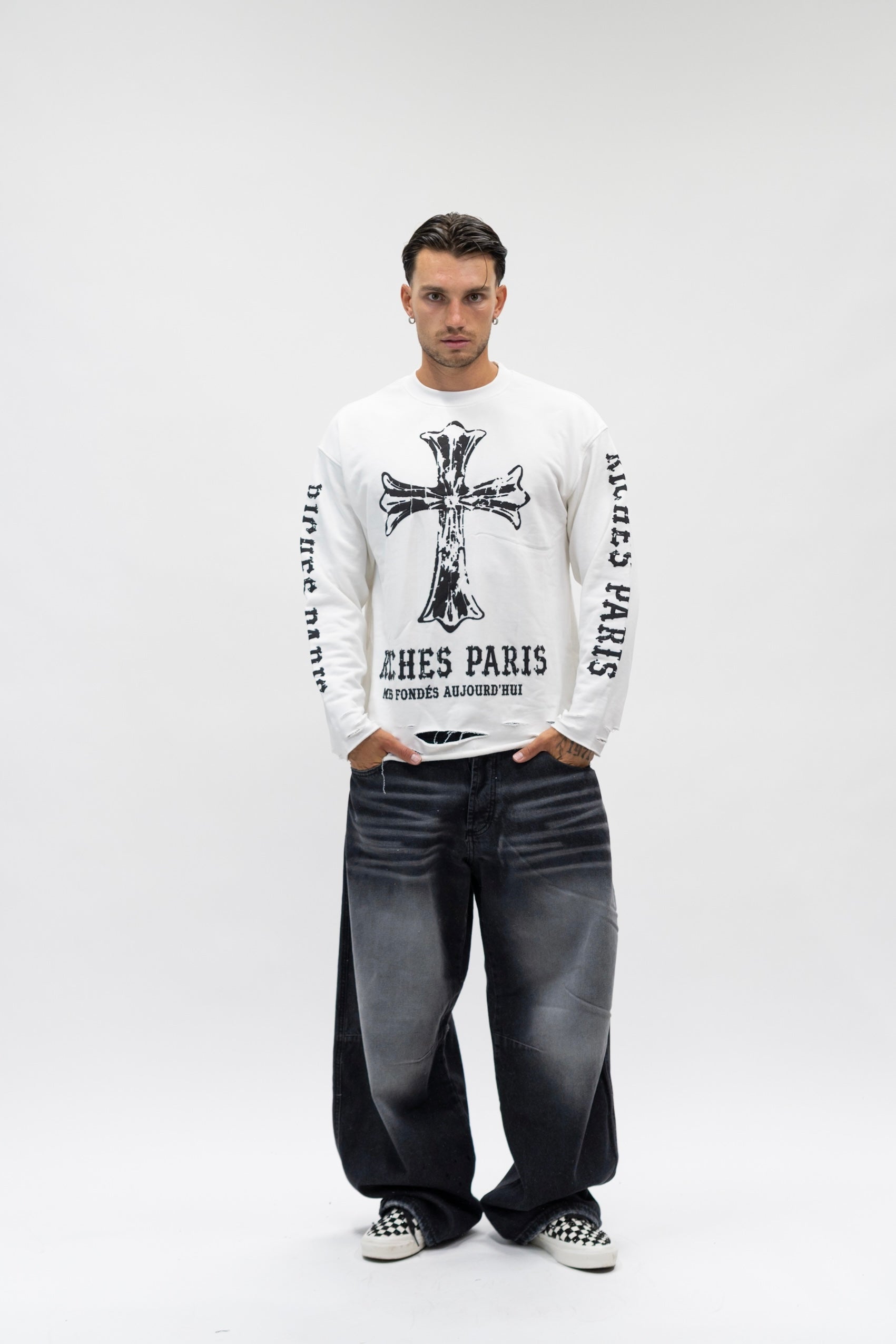 Longsleeve Chrome White