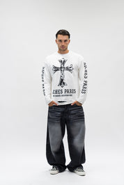 Longsleeve Chrome White