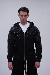 Hoodie Swarovsky Zip