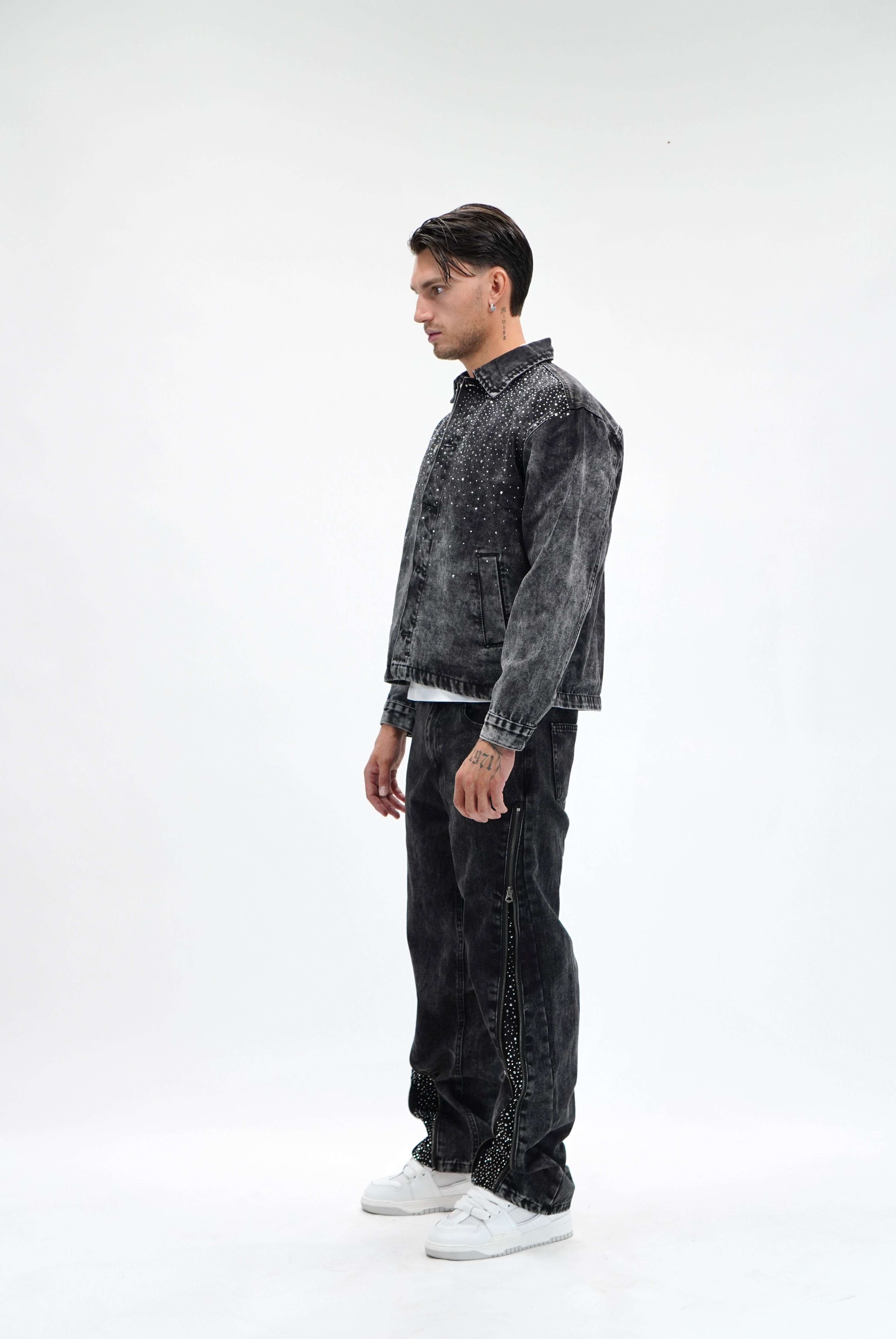 Coordinato Swarovski Grey