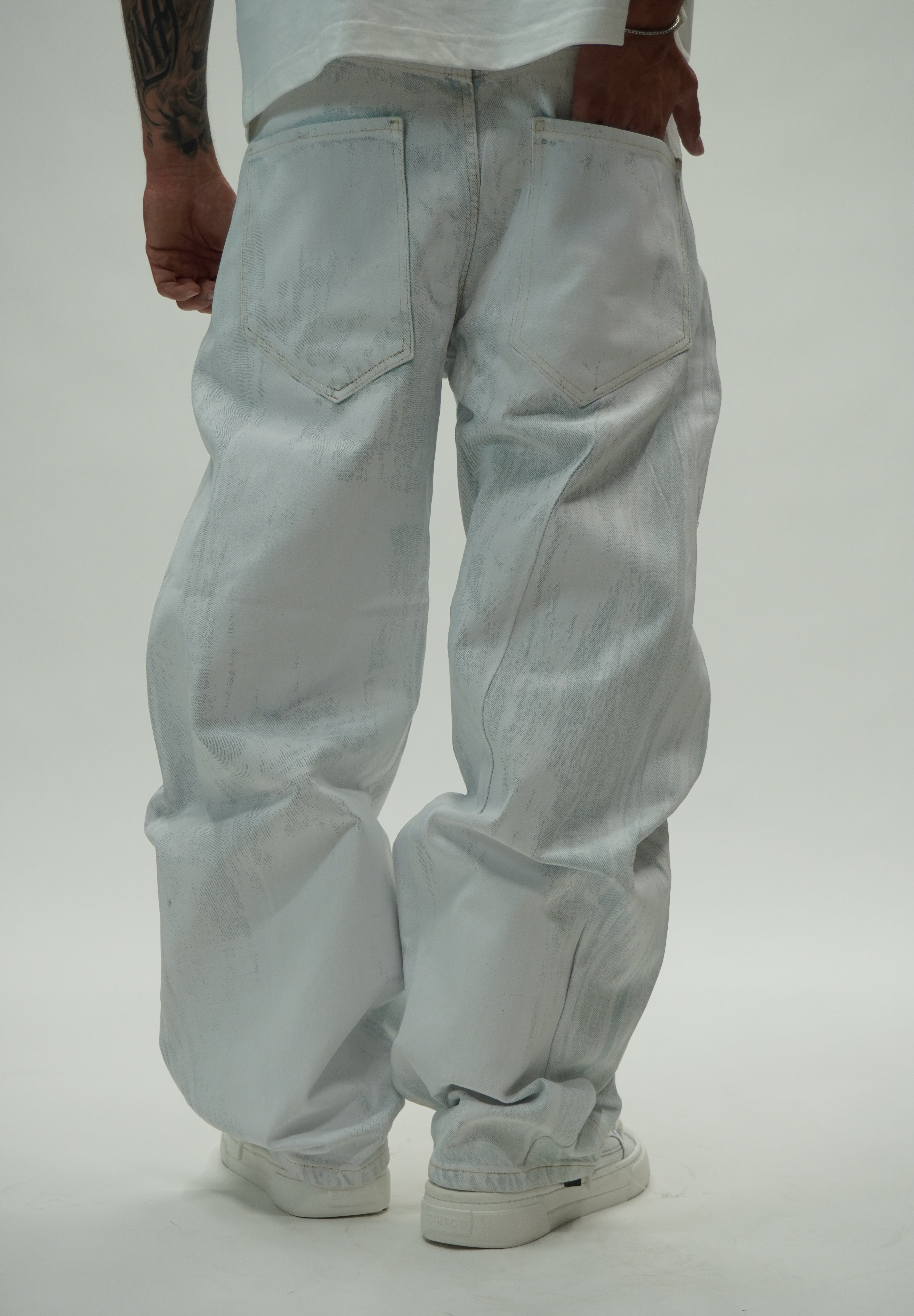 Varnish Wash Denim White
