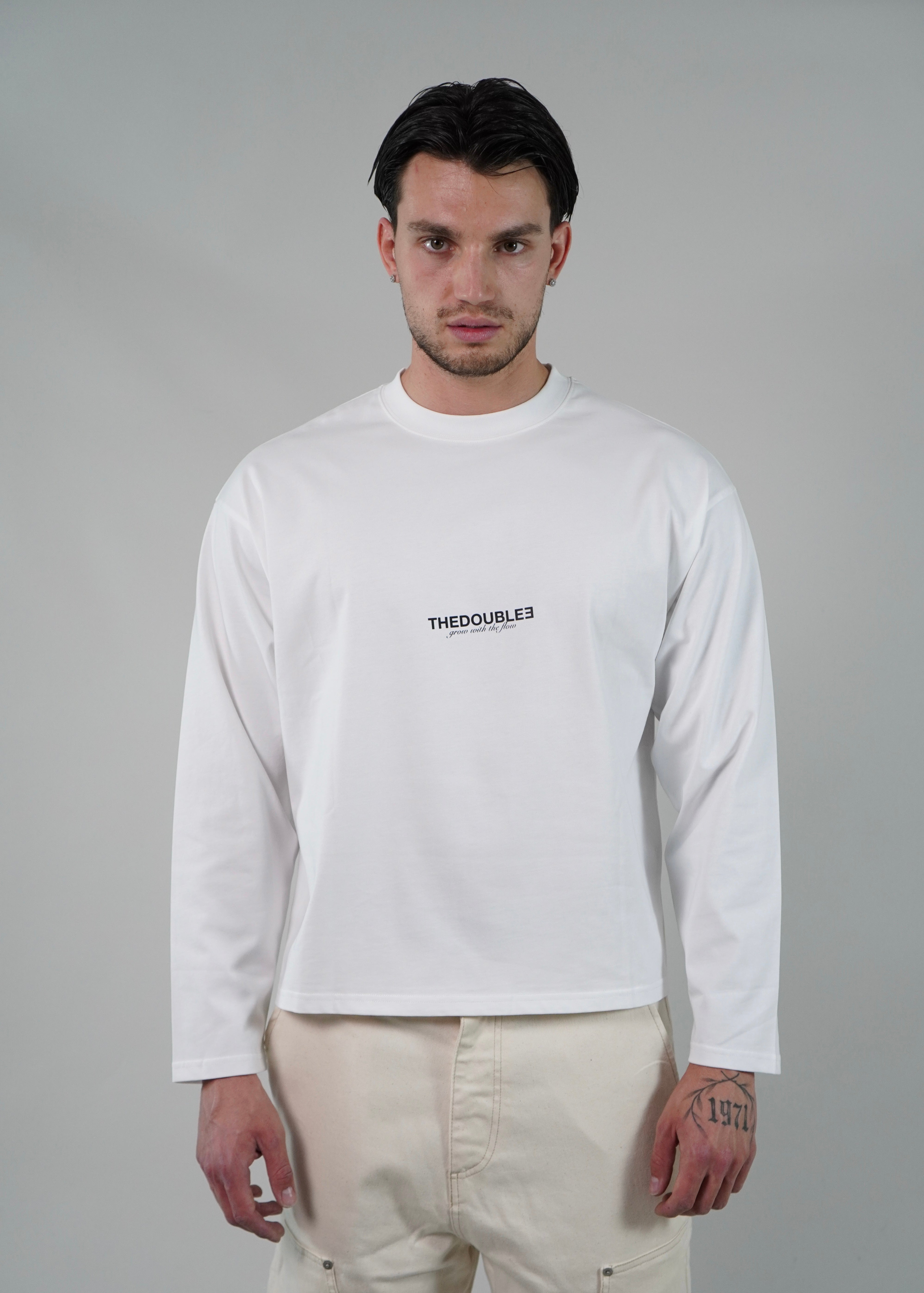 Longsleeve The Double E White