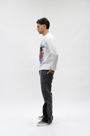 Longsleeve Brandname White
