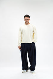 Longsleeve Waffle Raglan Cream