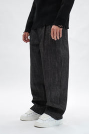 Jeans Baggy Selvedge Black