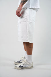 Jorts Rock White