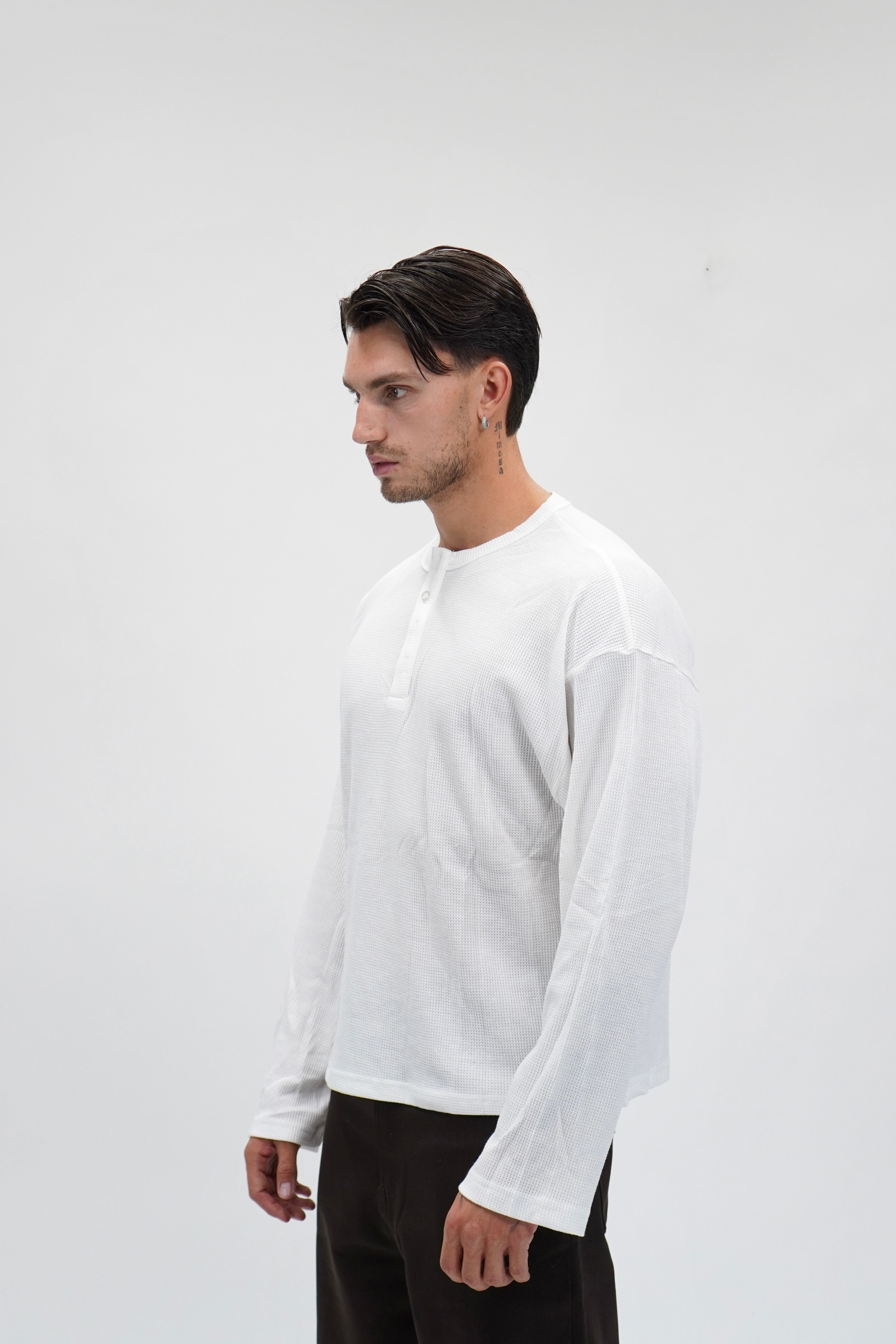 Longsleeve Thermal Serafino White
