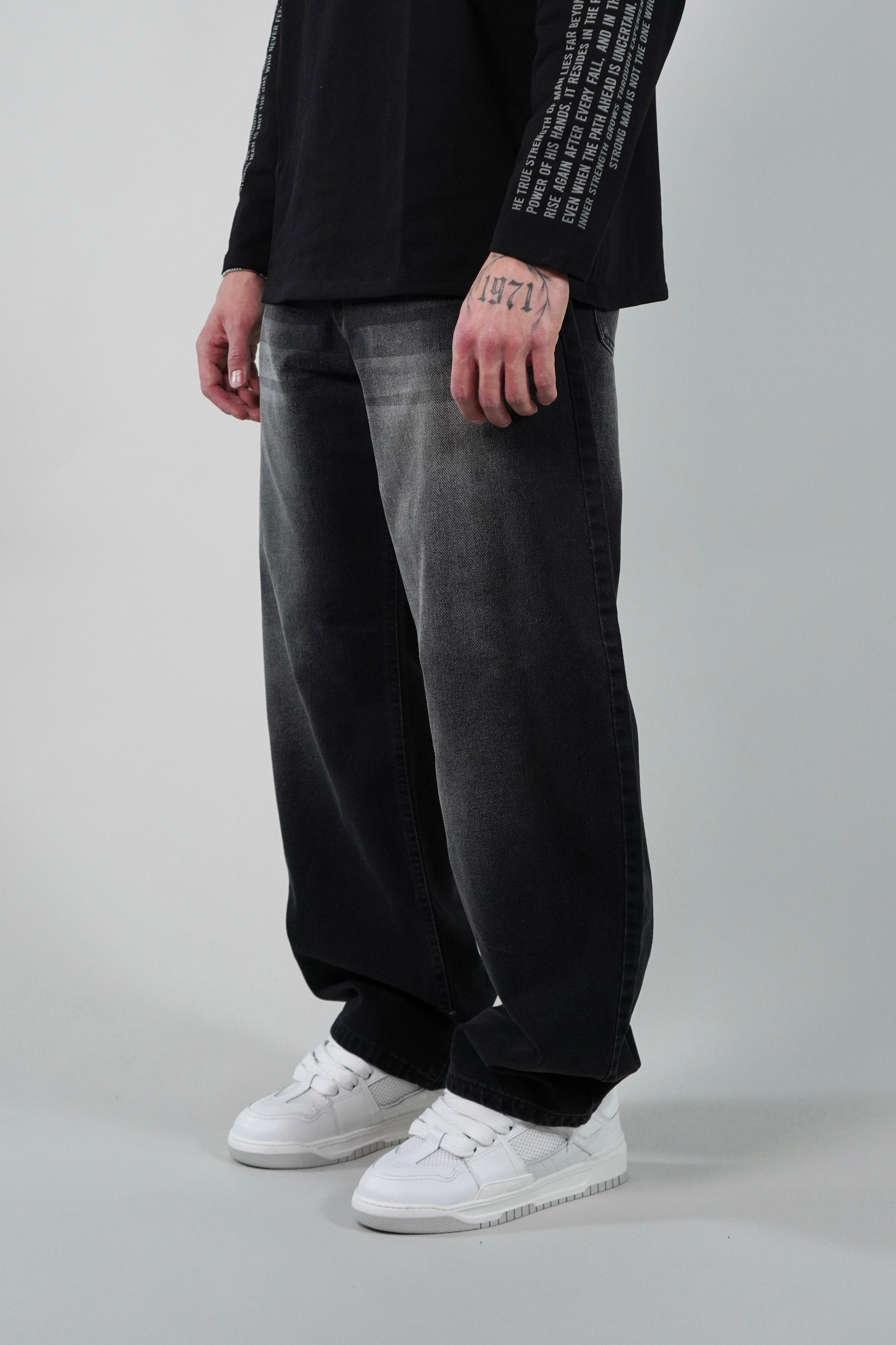 Jeans Baloon Smoke Gray