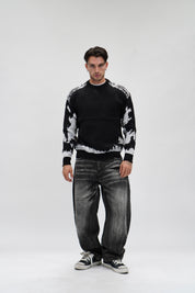 Maglione Zebra Black