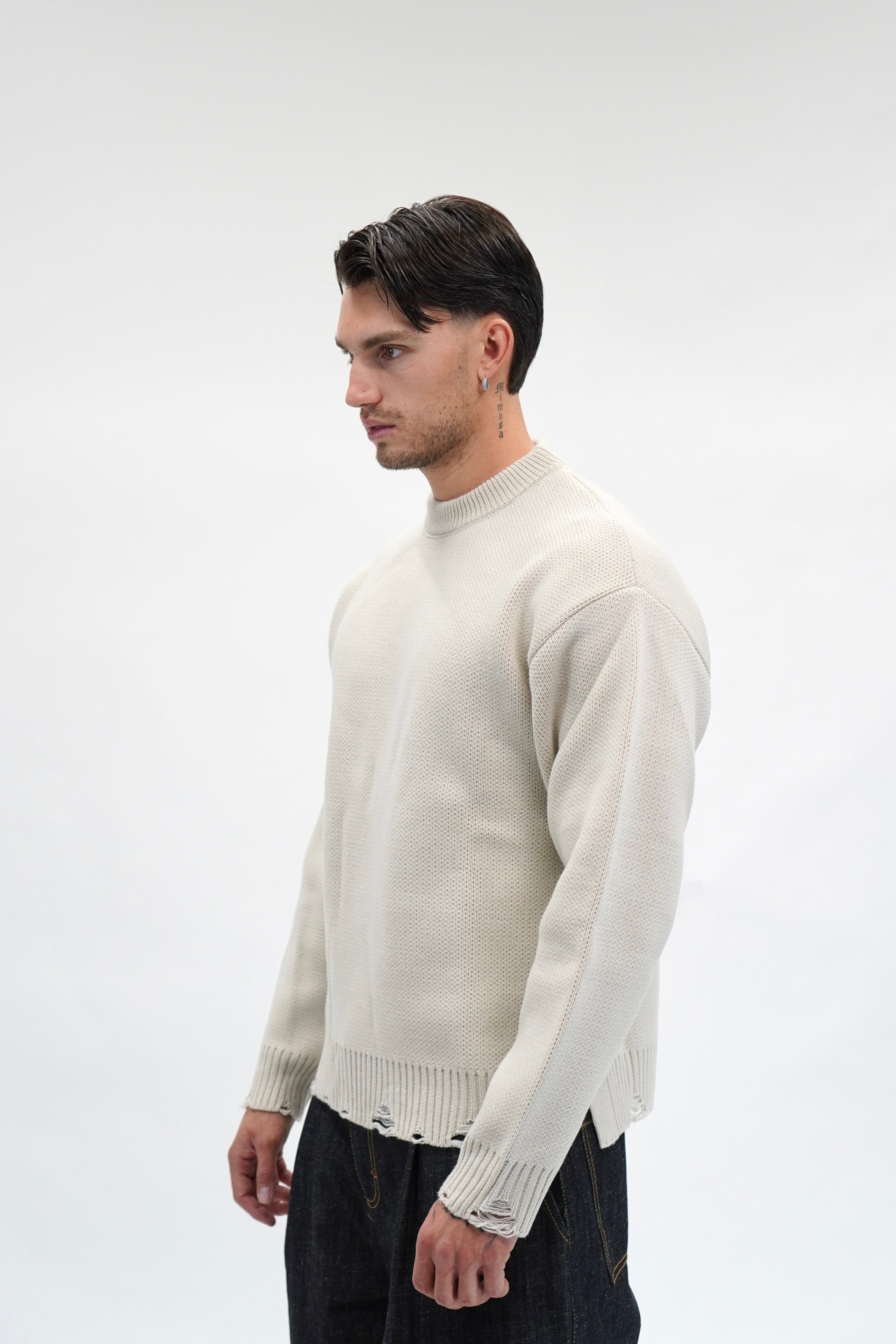 Maglione Rupture Beige