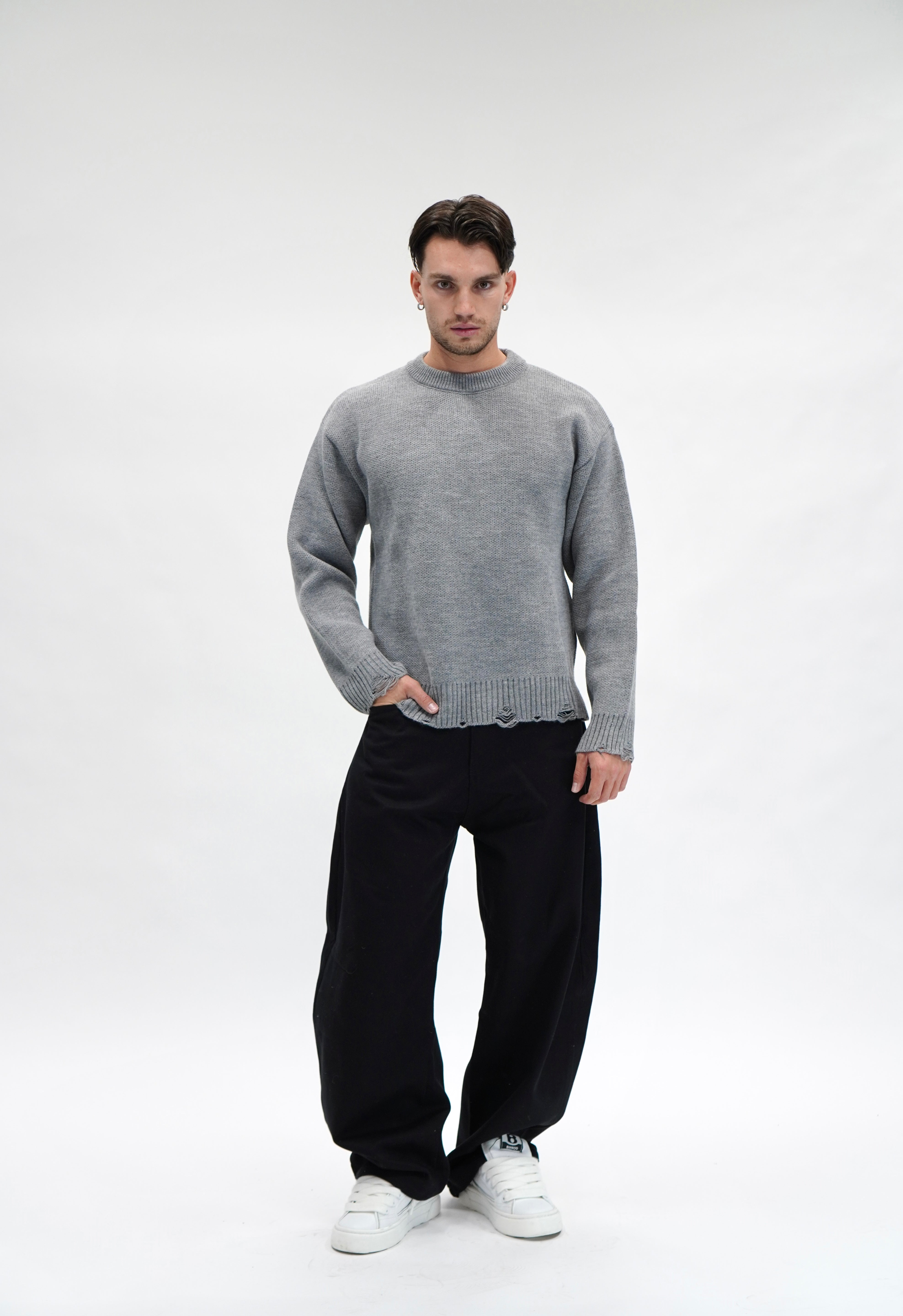 Maglione Rupture Grey