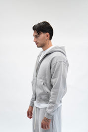 Hoodie Faded Grey