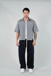 Camicia Block Check Black