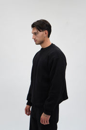 Felpa crewneck black