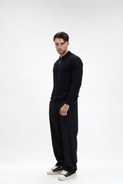 Polo Zip Black
