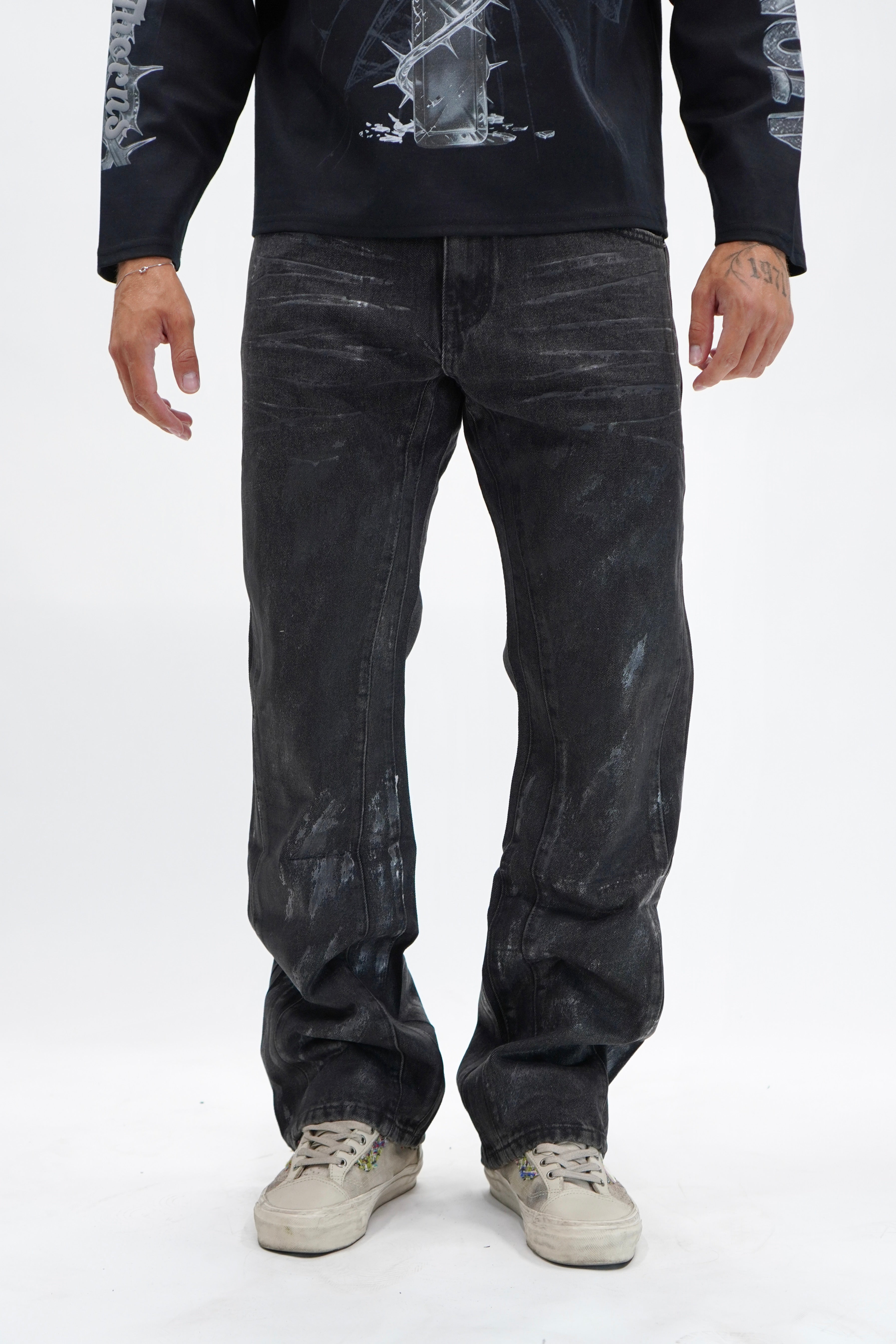 Jeans Flare Wax