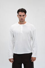 Longsleeve Thermal Serafino White