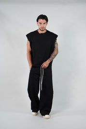 Canotta Over Crop Black