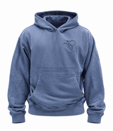 Hoodie Italic Blue