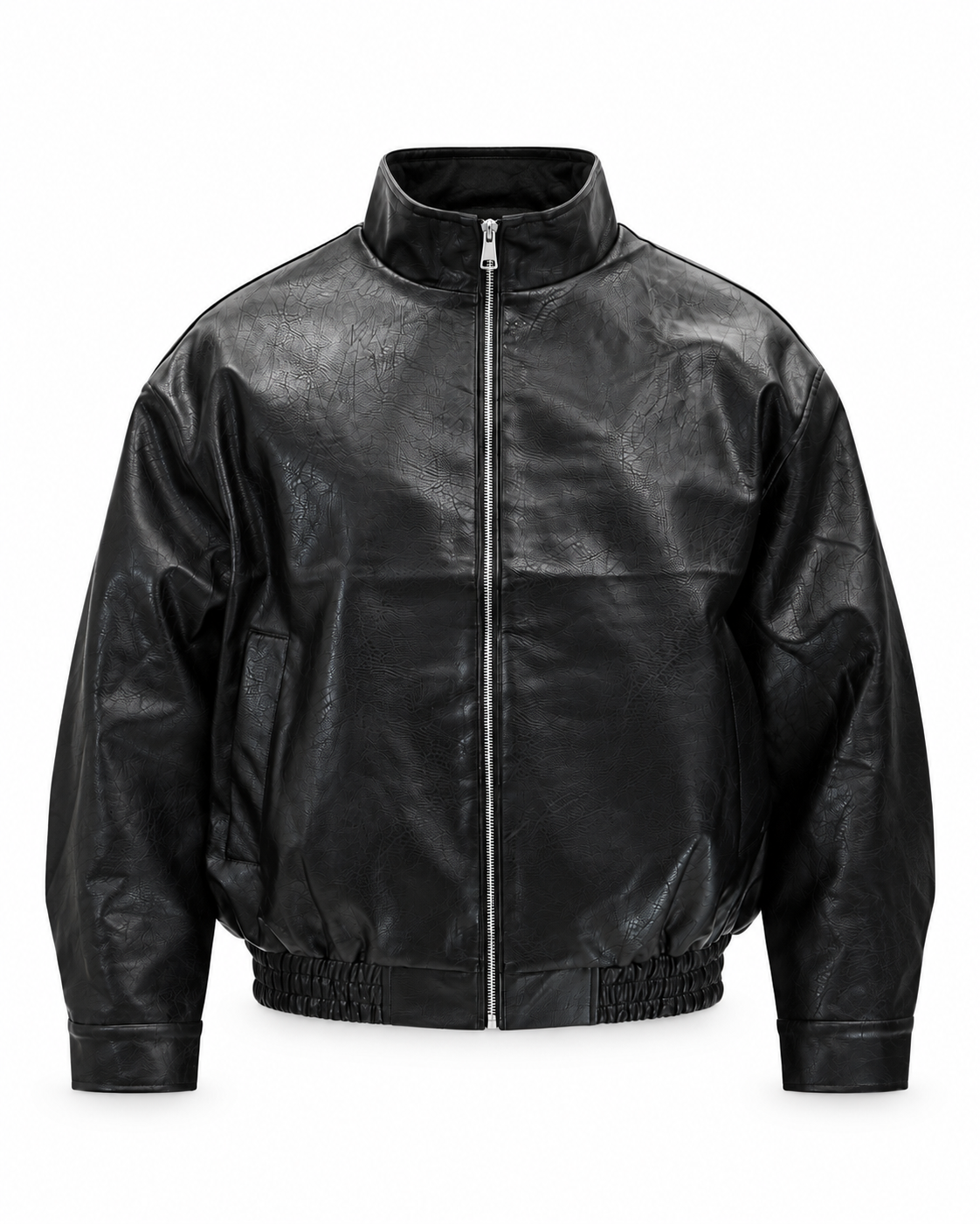 Giubotto Leather Black