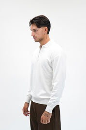 Polo Zip White