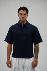 Polo Mano Lino Blue