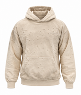 Hoodie Riches Distressed Sand