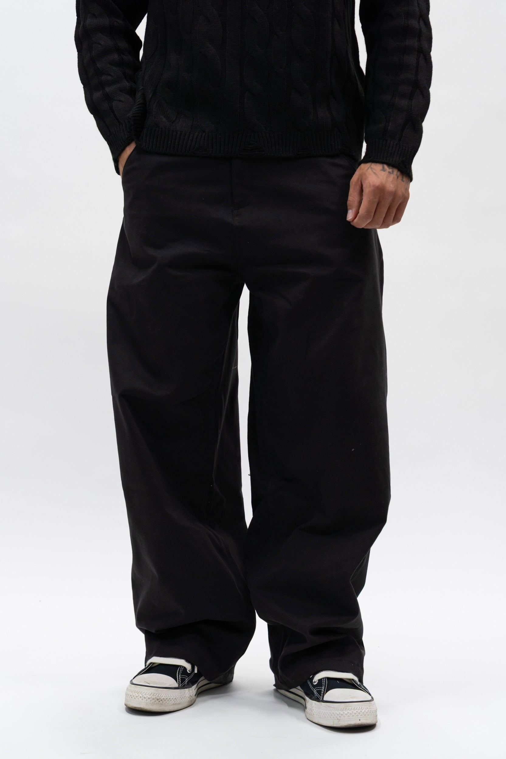 Pantalone Loose Fit Black