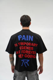 T-shirt Pain Black