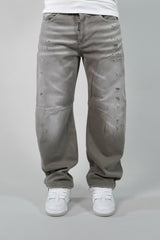 Jeans Baggy Convertible Beige