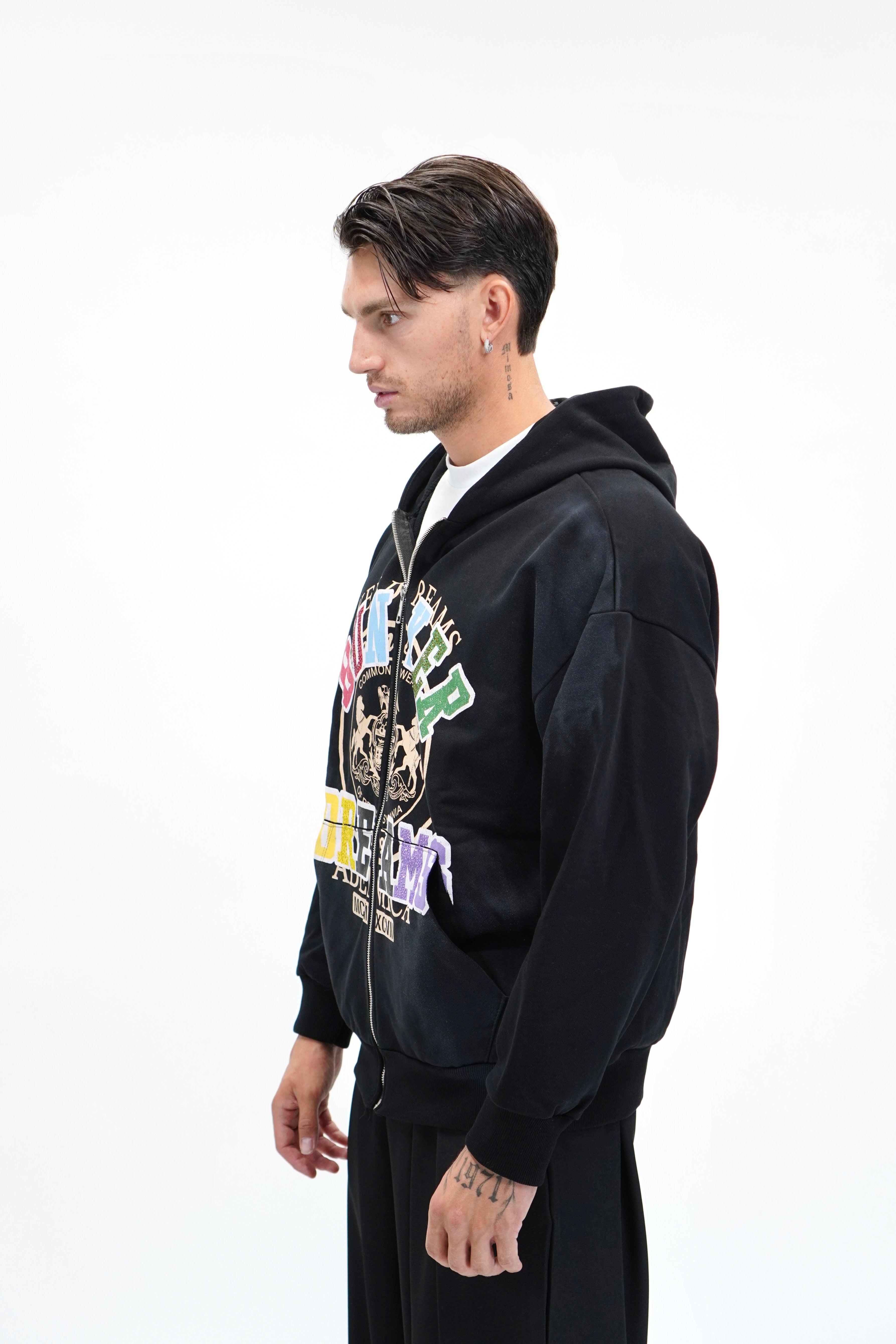 Hoodie Bunker Dreams Black