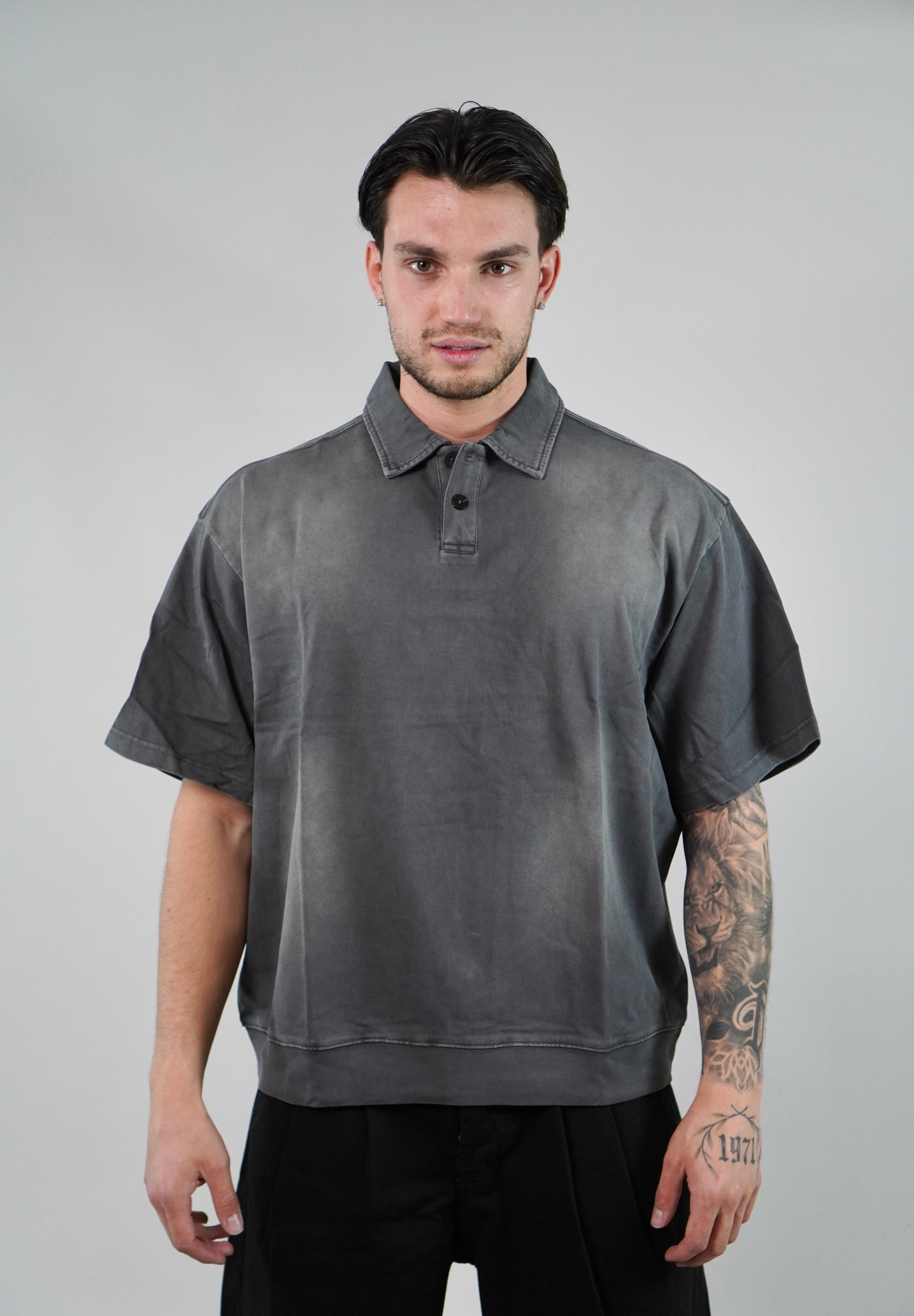 Polo Cotton Slave Grey