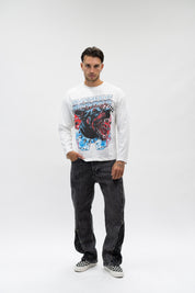 Longsleeve Brandname White